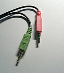 Headset Stecker farbig